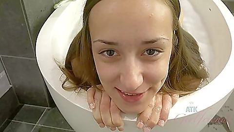 Sexy milf shows off her step son's friend