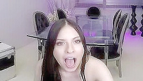 Sexy dark brown drilled by a massage