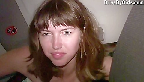 Short haired latina slut in a park