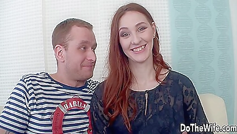 She's first time with my husbandat praise