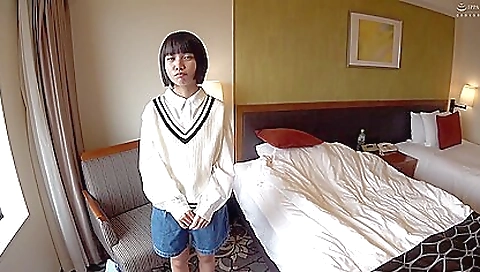 Sake and sexy asian model give hanna